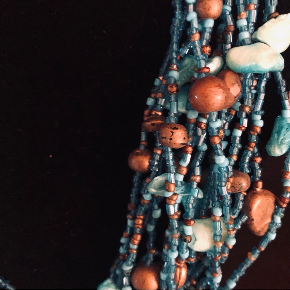 Multi Layer Caribbean Necklace - image 4